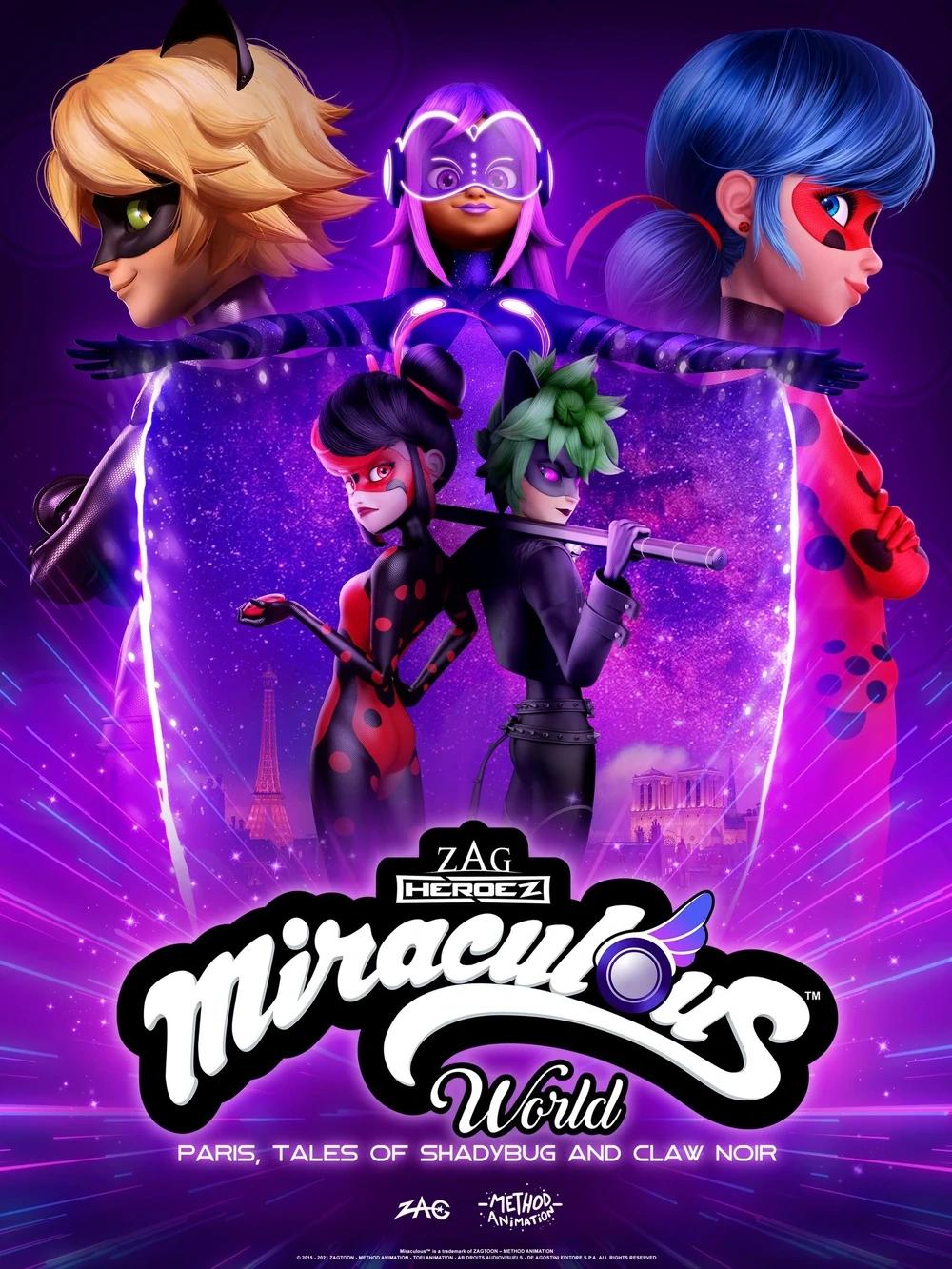 Miraculous World: Parigi, Le Avventure di Shadybug e Claw Noir