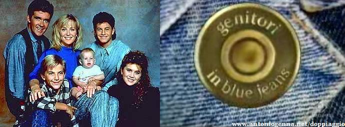 Genitori in blue jeans